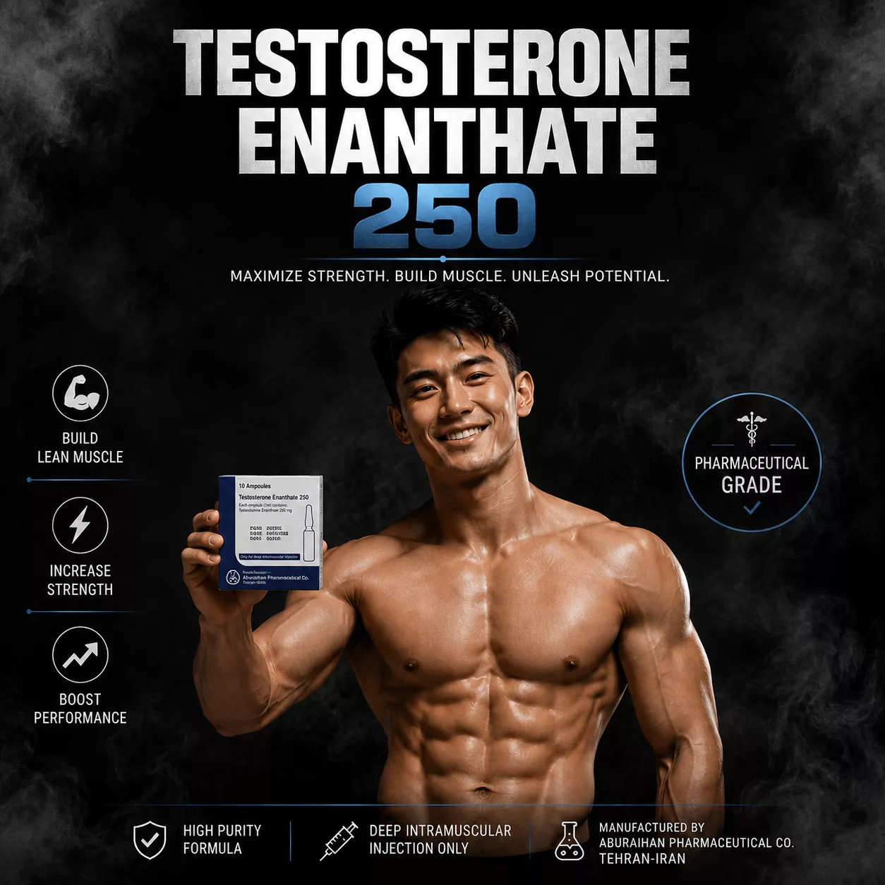 Buy Aburaihan Testosterone Enanthate 250 - Pharma Grade
