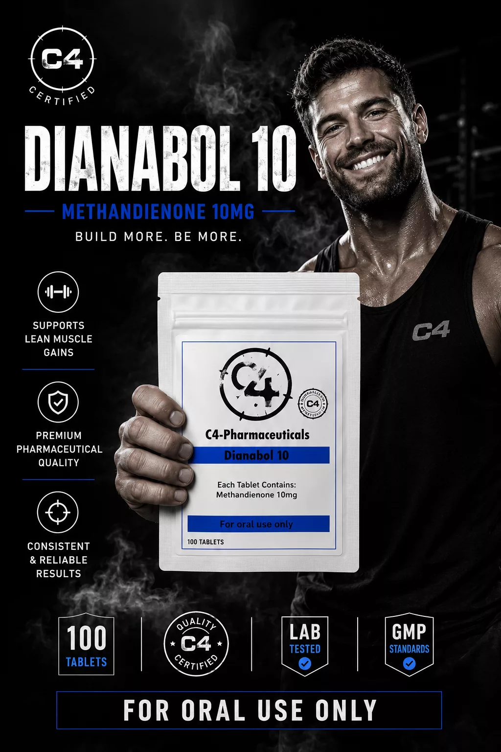 Buy Dianabol UK - 10mg - 100 Tablets