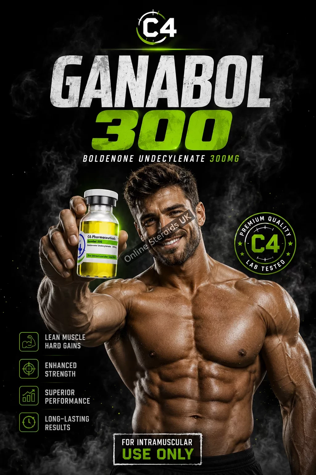 Buy Ganabol 300 Boldenone 300mg/ml C4 Pharmaceuticals