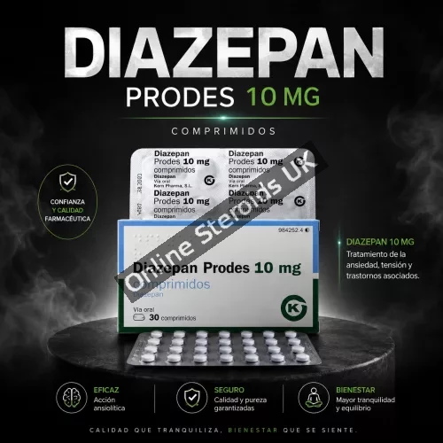 BUY DIAZEPAM 10MG X 30 TABS (valium) by Prodes/Kern Pharma