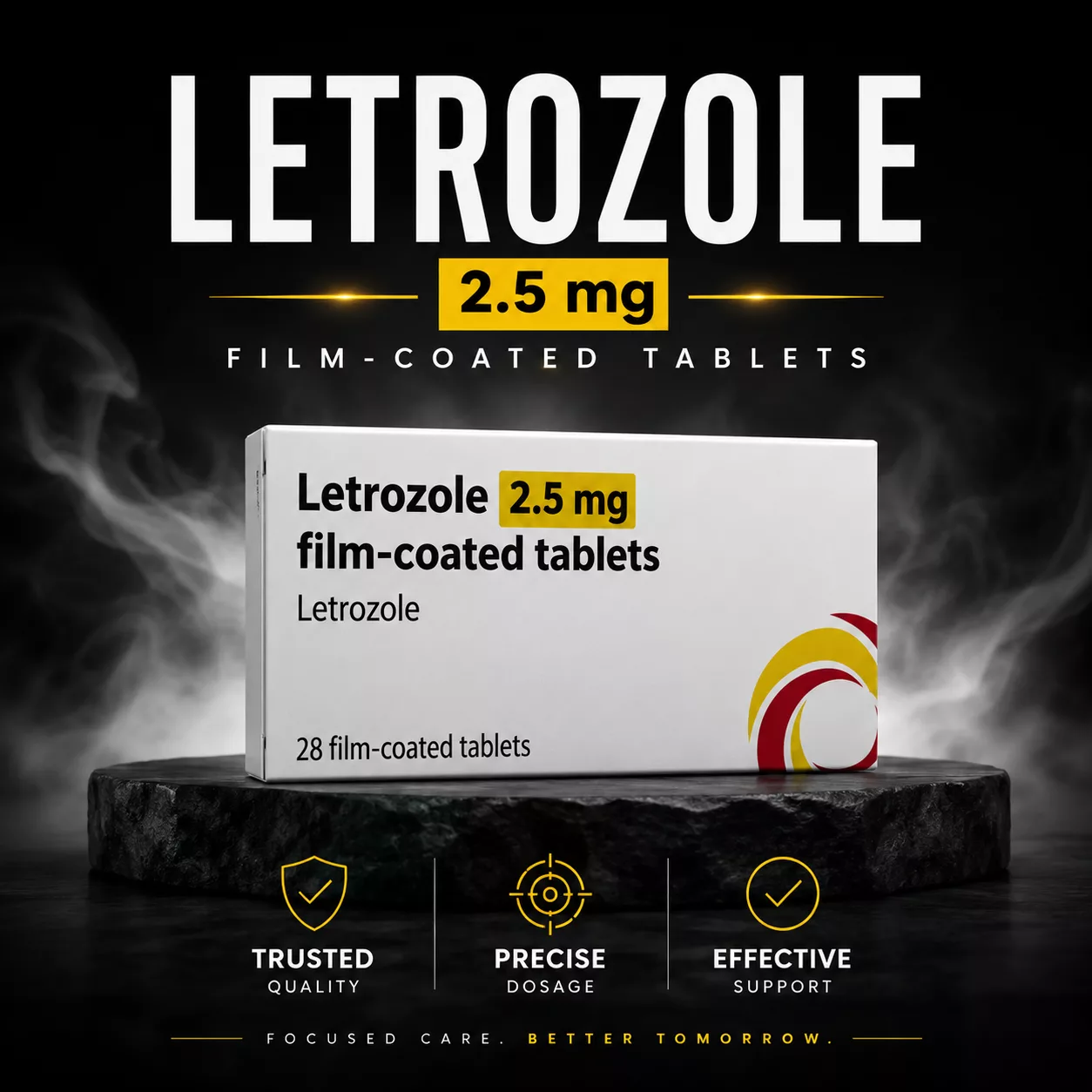Buy Letrozole 2.5mg x 28 Tablets