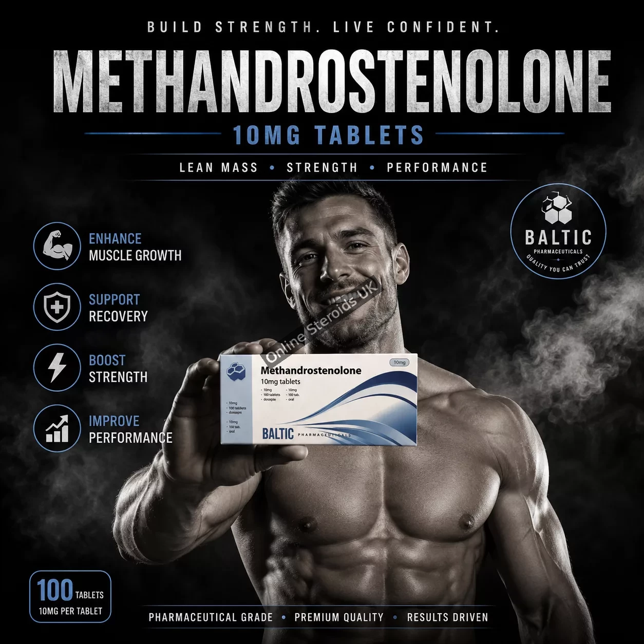 Dianabol 10mg - 100 tabs - Baltic Pharma