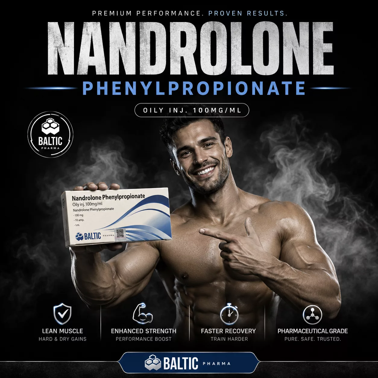 Buy Nandrolone phenylpropionate 100mg/ml 10 x 1ml Ampoules