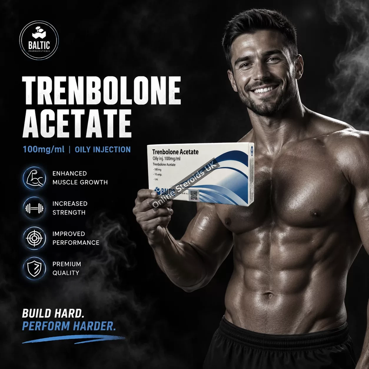 Buy Trenbolone Acetate 100mg -10x1ml Amps - Baltic Pharmaceuticals