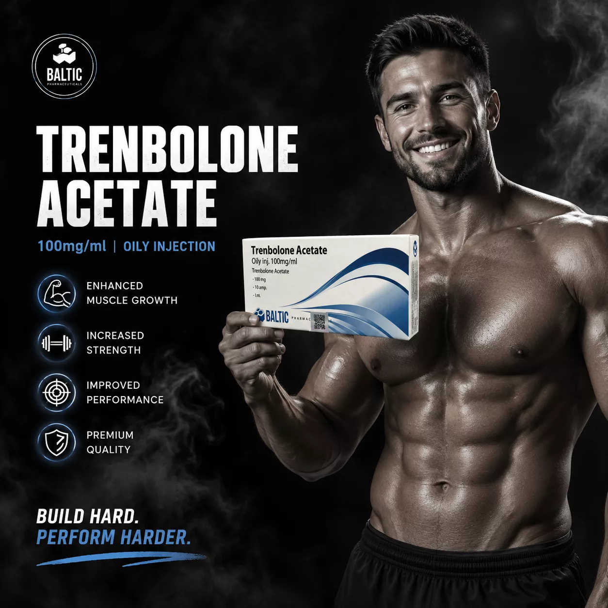 Buy Trenbolone Acetate 100mg -10x1ml Amps - Baltic Pharmaceuticals