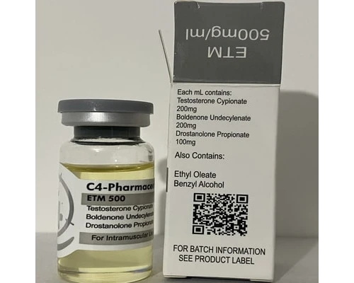 ETM 500 (C4 Pharmaceuticals special custom blend of 500mg / 1ml)