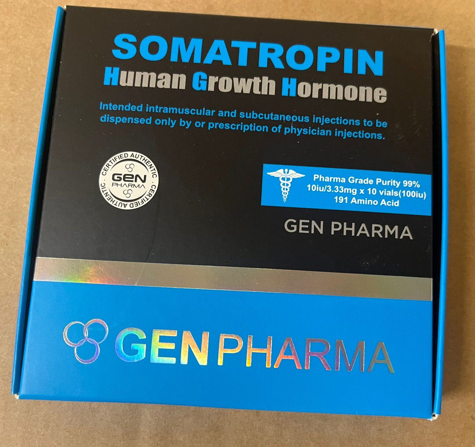 Somatropin 100iu Kit by Gen Pharma