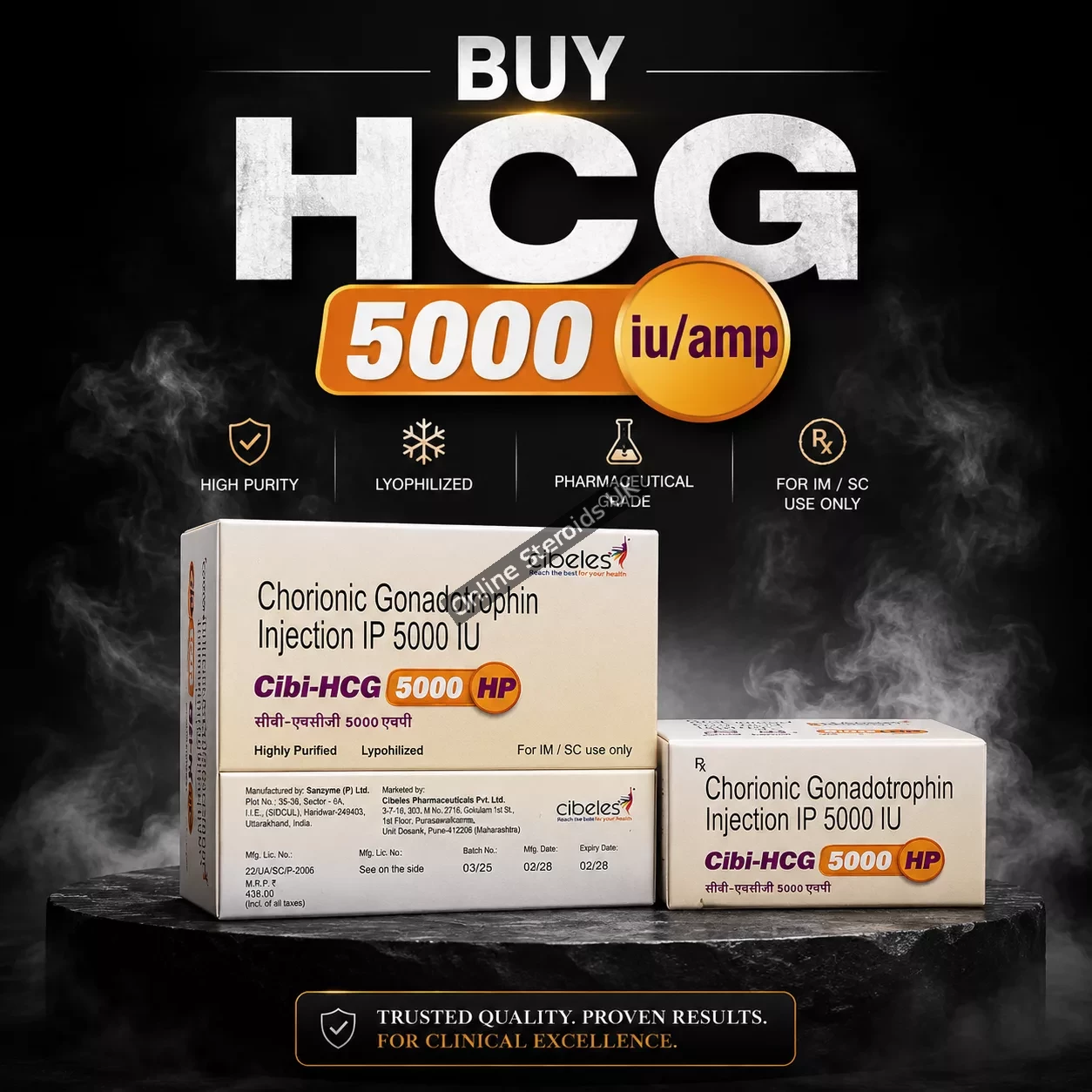 Buy HCG 5000iu/amp