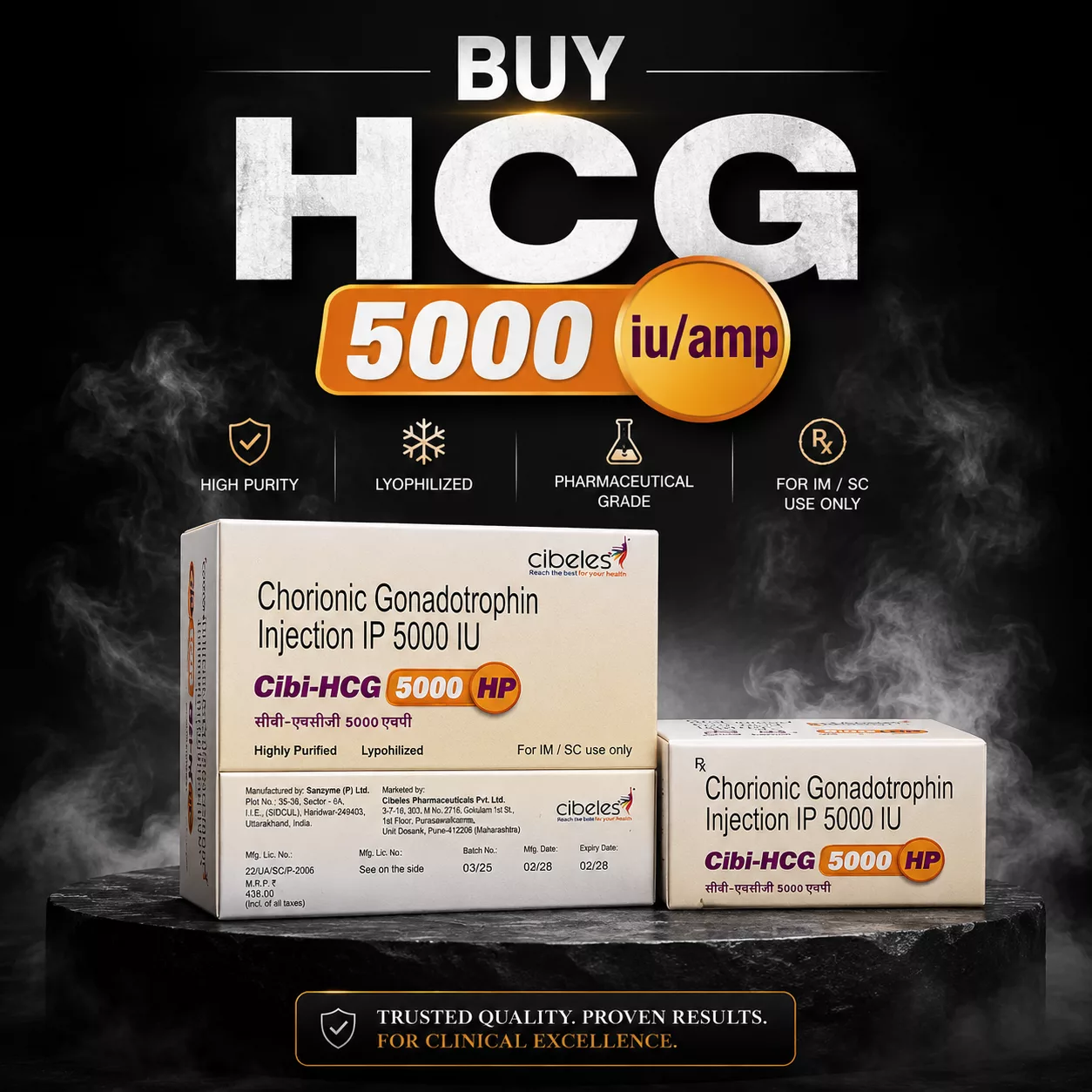 Buy HCG 5000iu/amp