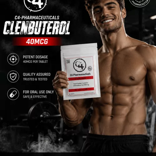 Clenbuterol 40mcg x 50 tabs - C4 Pharma