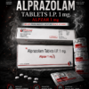 Buy Alprazolam 30 Tablets I.P. 1 mg (Alpzar 1 mg)