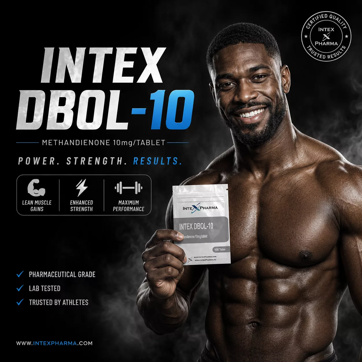 Intex Pharma Dbol 10mg x 100 tabs (Dianabol)