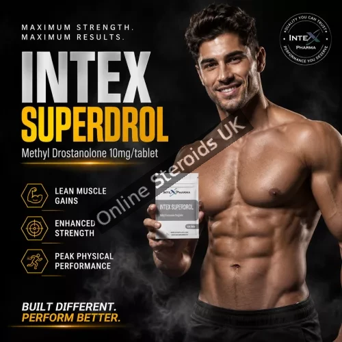 Intex Pharma Superdrol (Methyl Drostanolone) 10mg x 100 tabs
