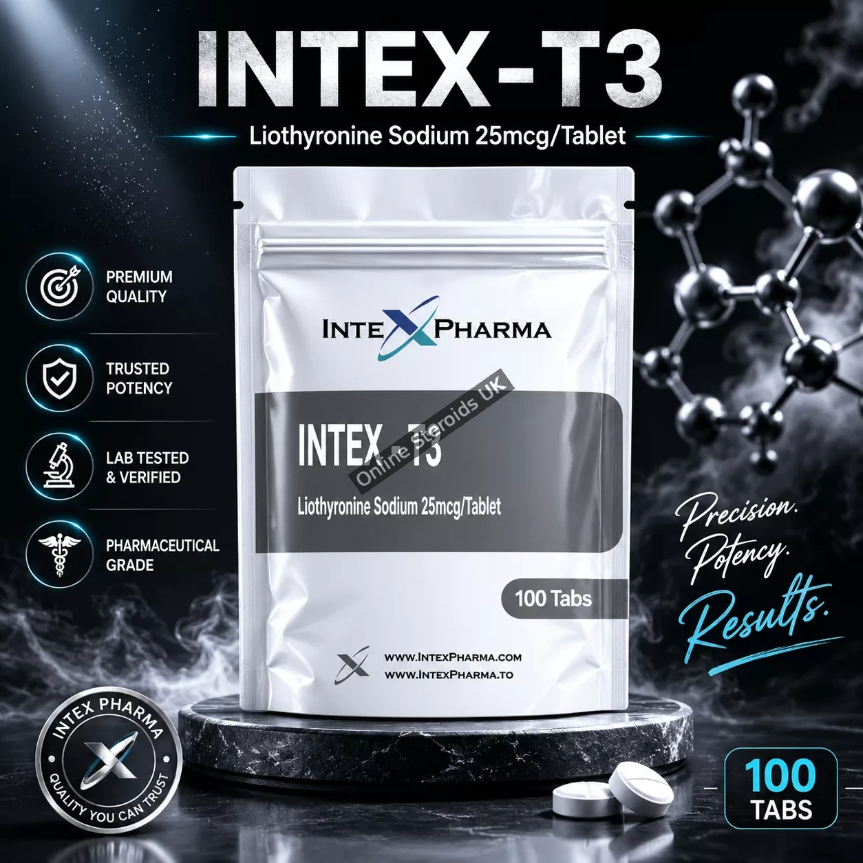 Intex Pharma T3 100 tabs