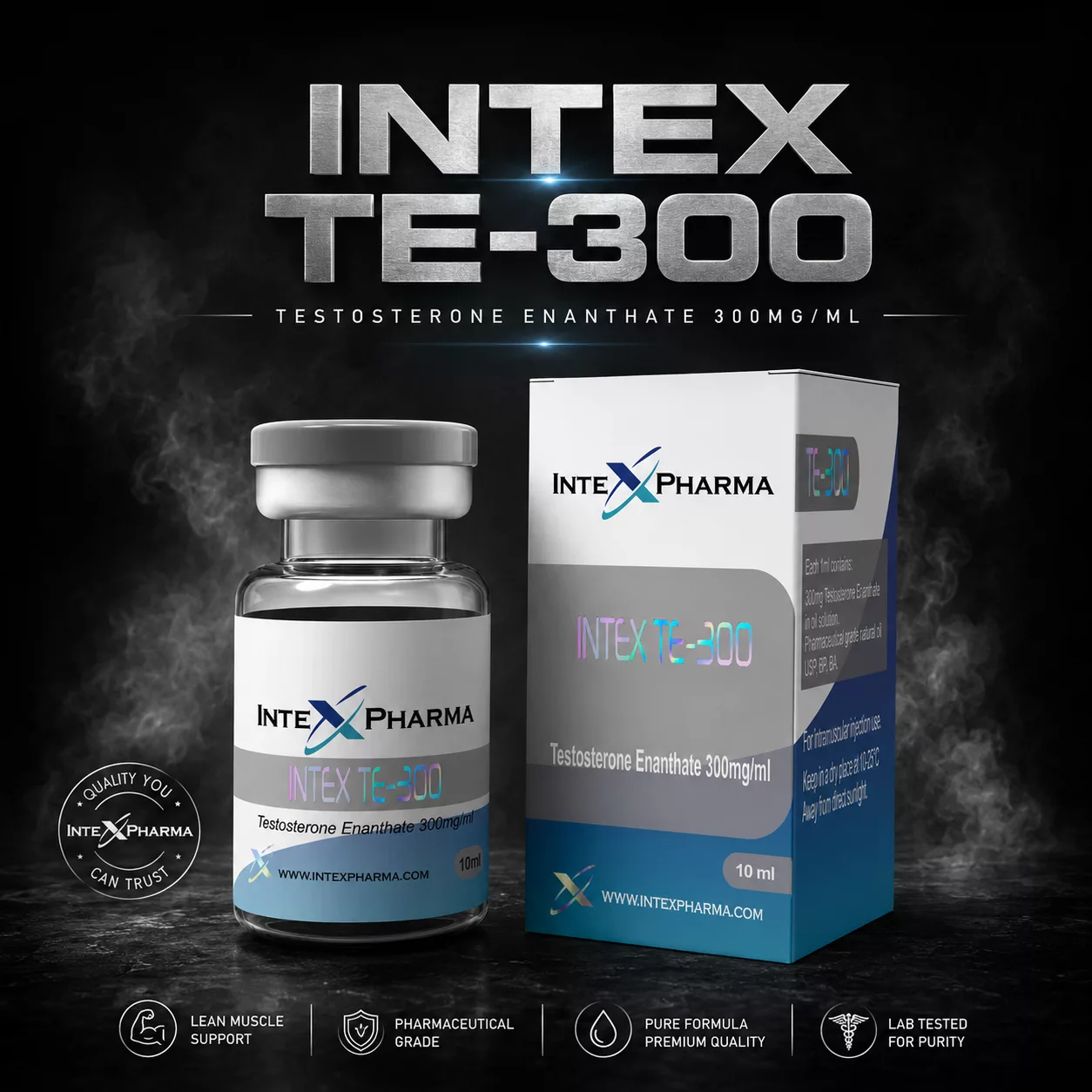 Intex Pharma TE-300 (Testosterone Enanthate, Test E)