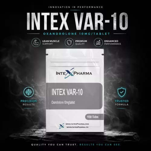 Intex Pharma VAR 10 – 10mg x 100 tabs (Anavar)