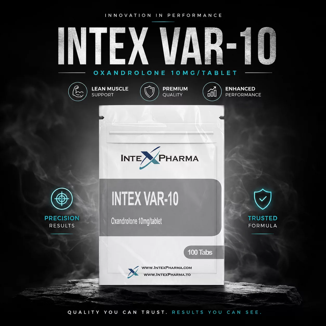 Intex Pharma VAR 10 – 10mg x 100 tabs (Anavar)