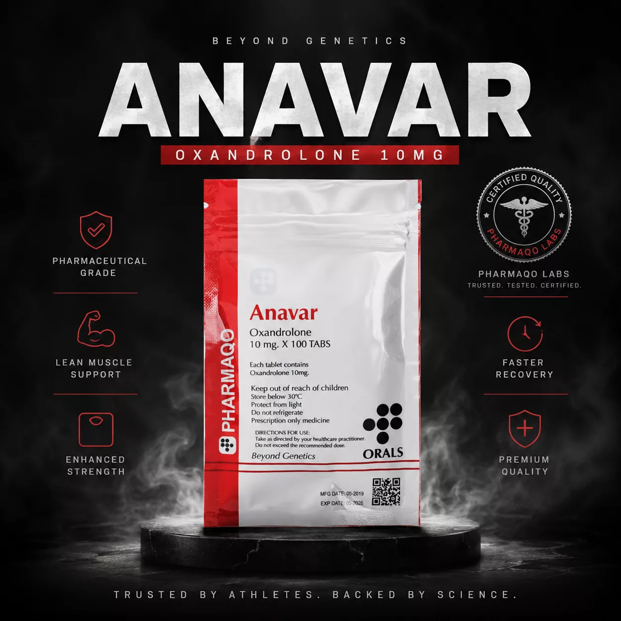 Pharmaqo – Anavar 10mg X 100