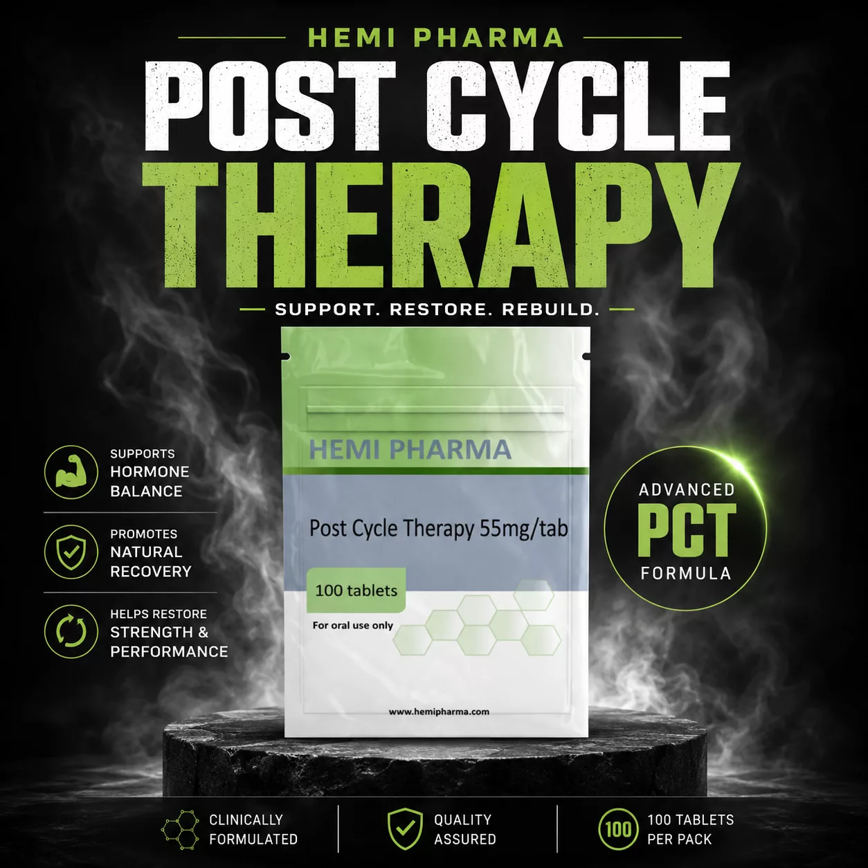 Hemi Pharma PCT (Post Cycle Therapy)