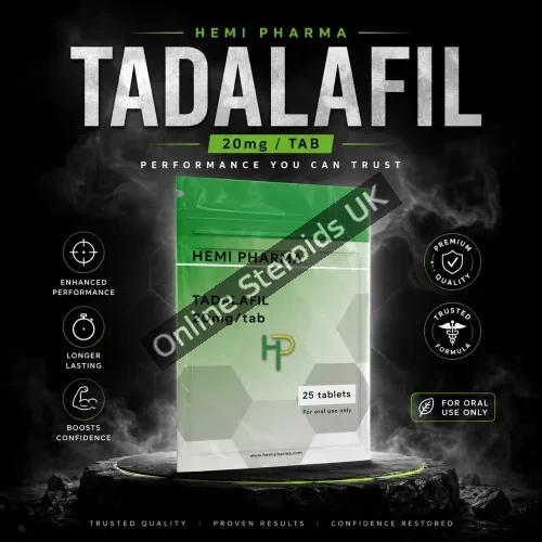 Hemipharma Tadalafil 20mg Tablets