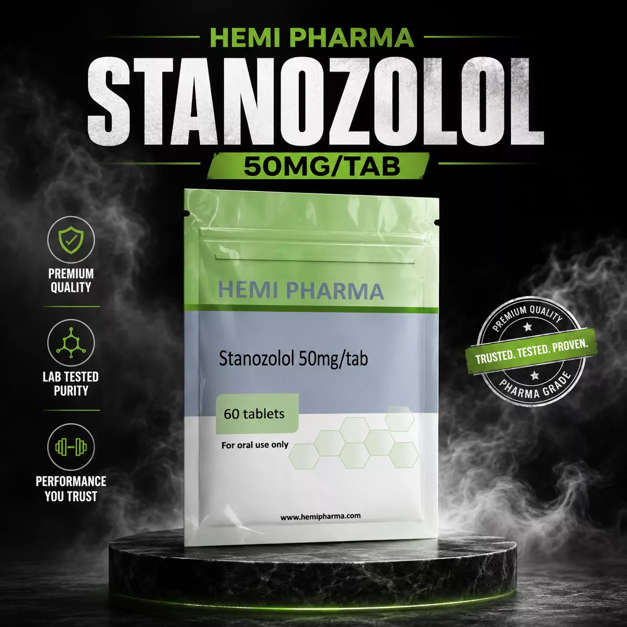 Hemi Pharma Winstrol (Stanozolol) 50mg