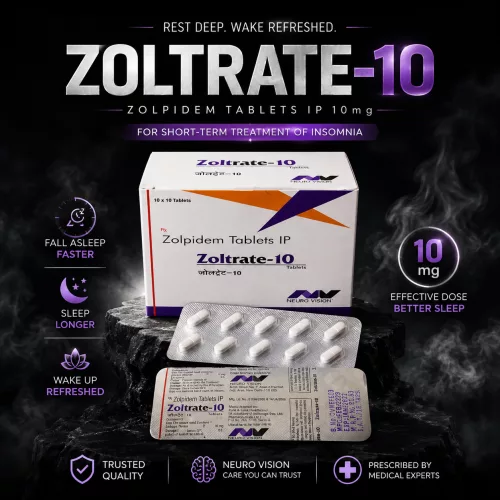 Zolpidem 10mg x 30 Tabs / Zoltrate 10 Zolpidem Tablets