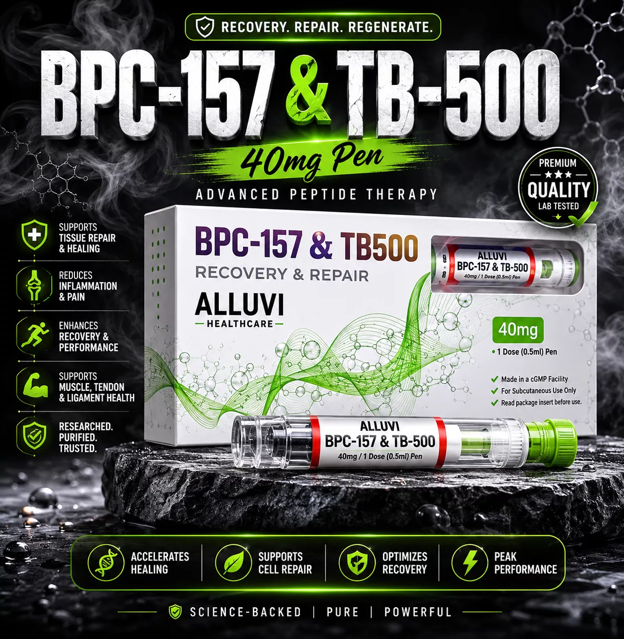 BPC-157 & TB-500 - 40mg Pen