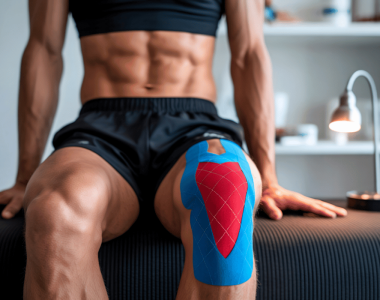 Athlete focusing on recovery and performance optimization after an intense gym workout