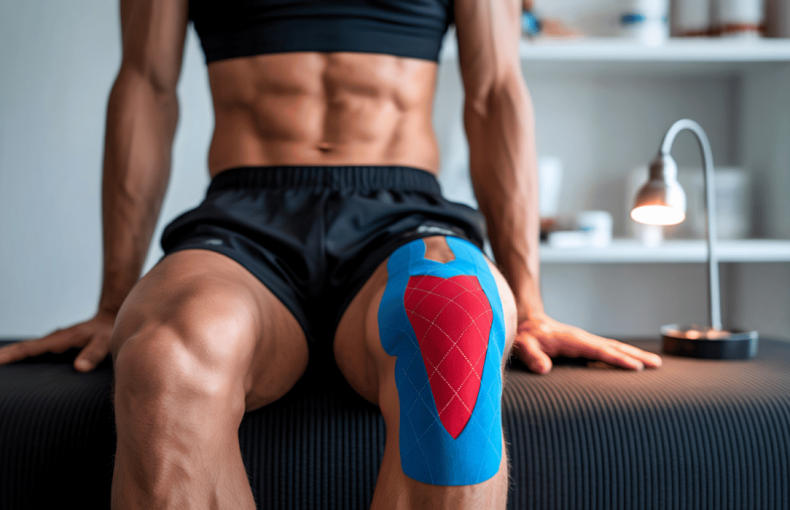 Athlete focusing on recovery and performance optimization after an intense gym workout