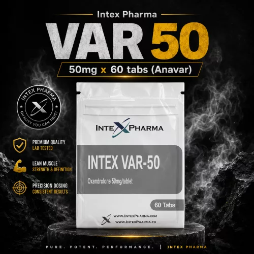 Intex Pharma VAR 50 – 50mg x 60 tabs (Anavar)