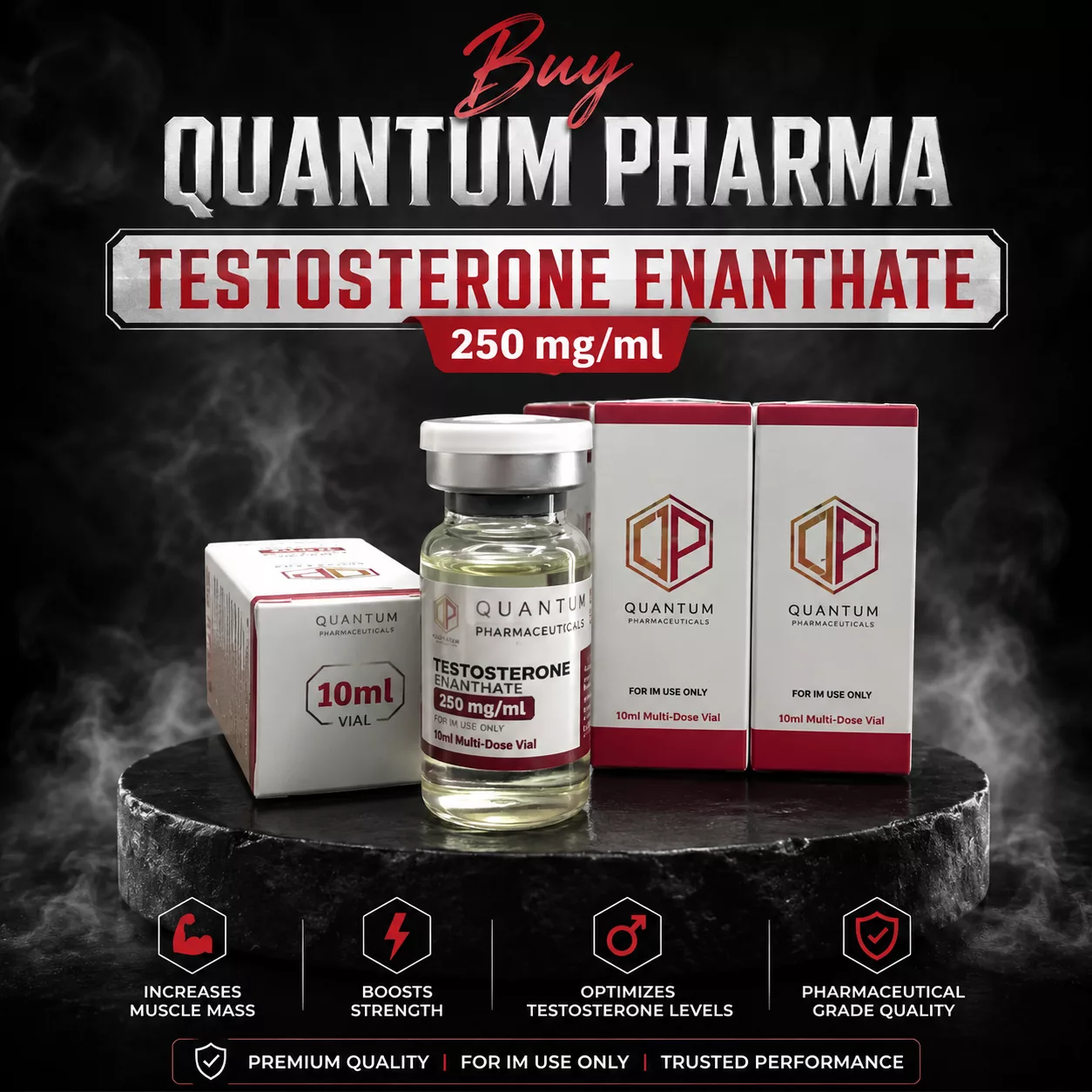 Buy Quantum Pharma Testosterone Enanthate 250 mg/ml