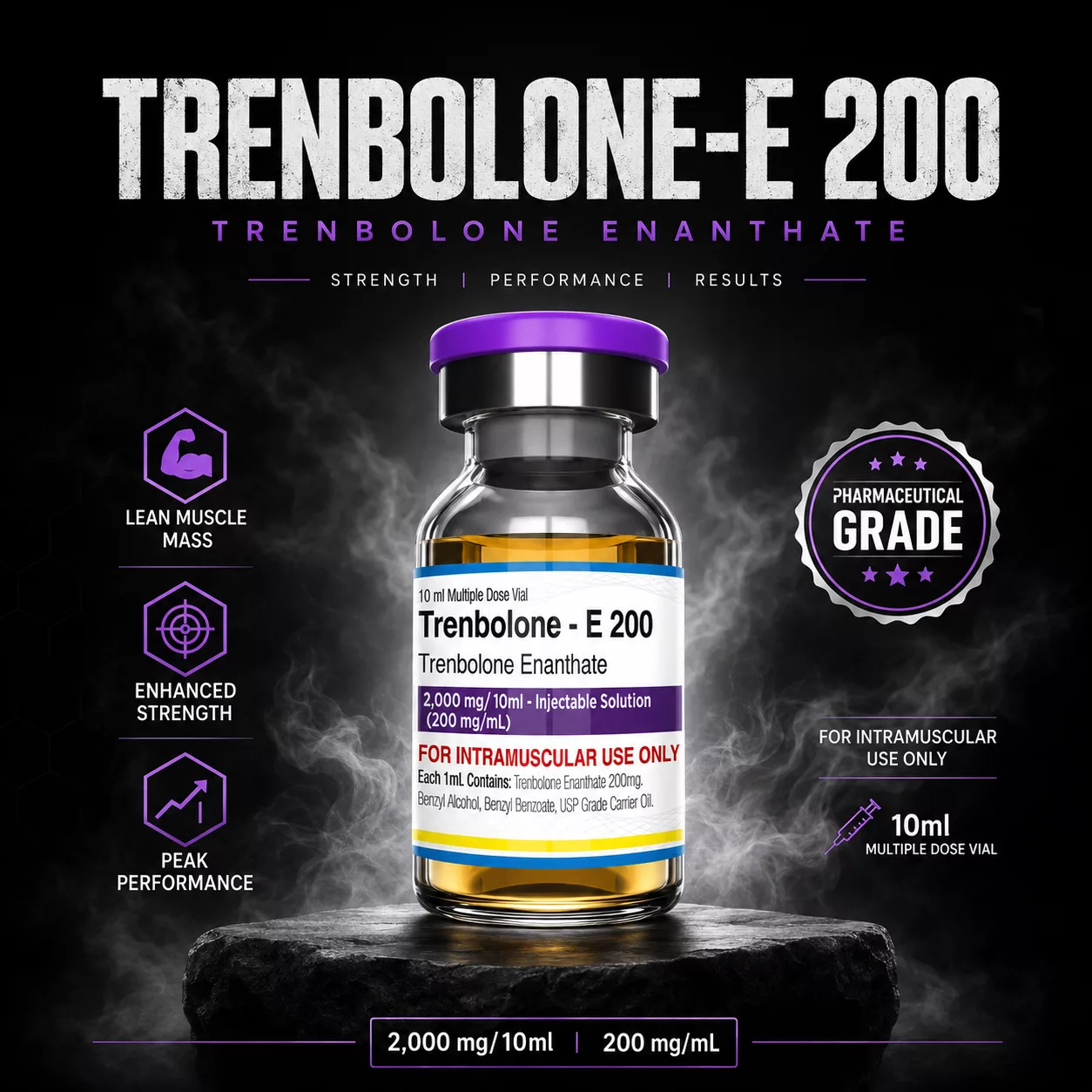 Trenbolone Enanthate 200mg – Pharmaqo Labs