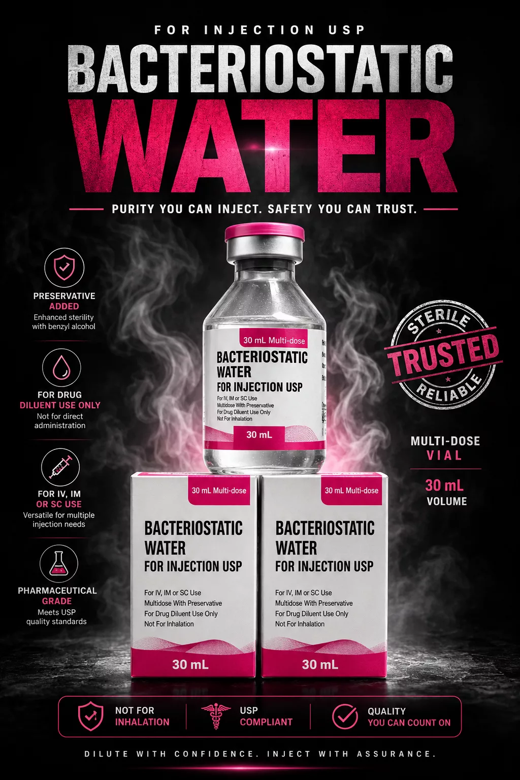 Bacteriostatic Water 3ml