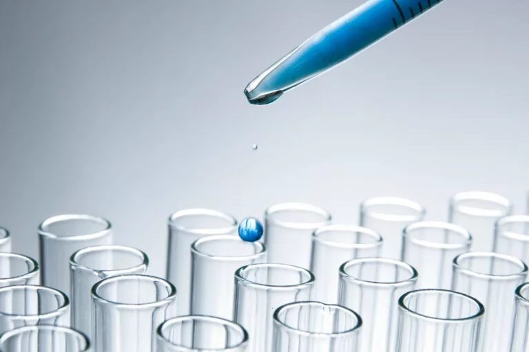 Scientific fitness still life representing injectable formulation comparison and research
