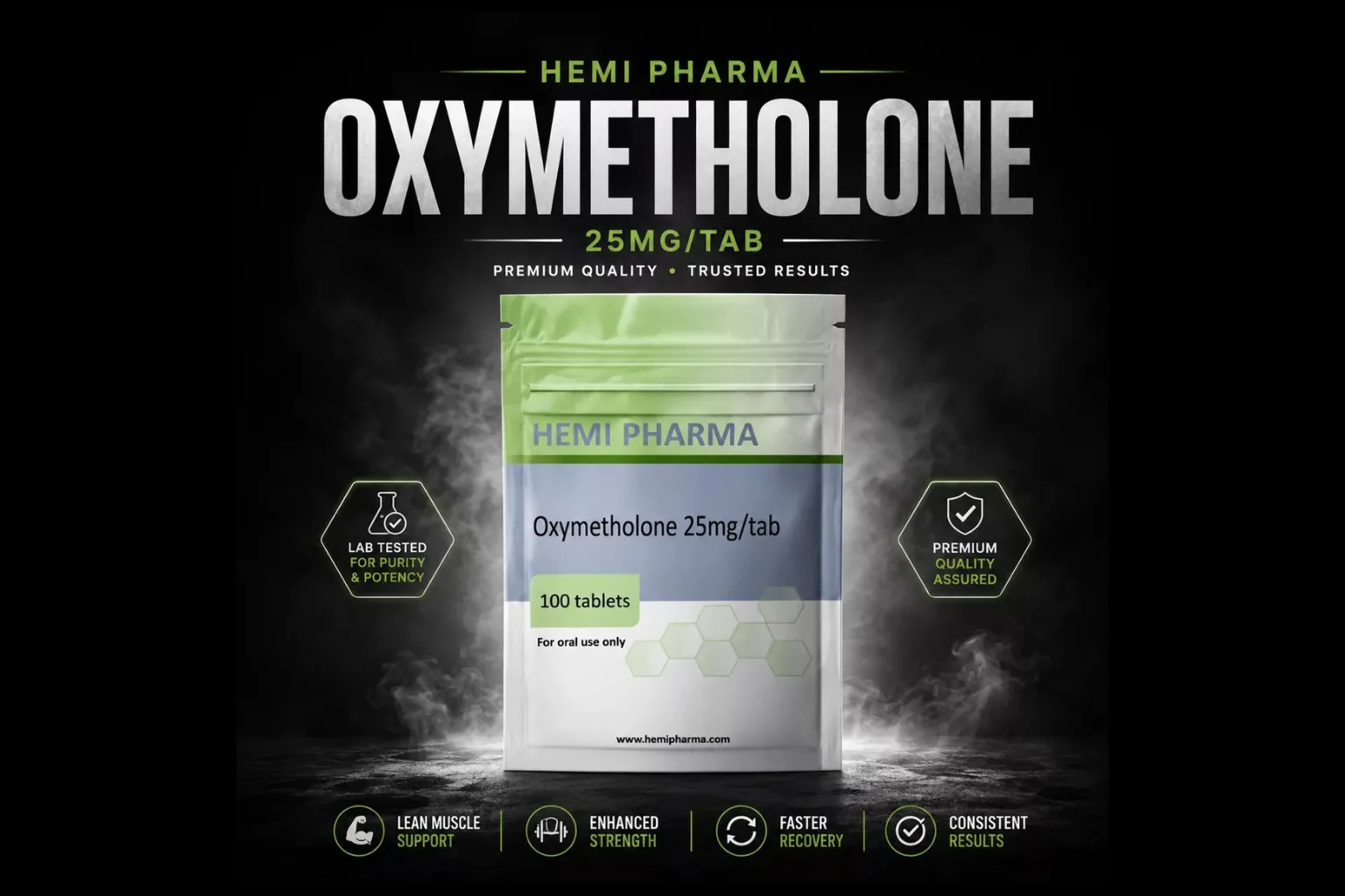 Hemi Pharma Anadrol (Oxymetholone) 25MG